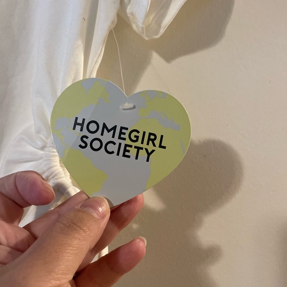 NWT Homegirl Society Crop short sleeve, size L - Picture 2 of 4